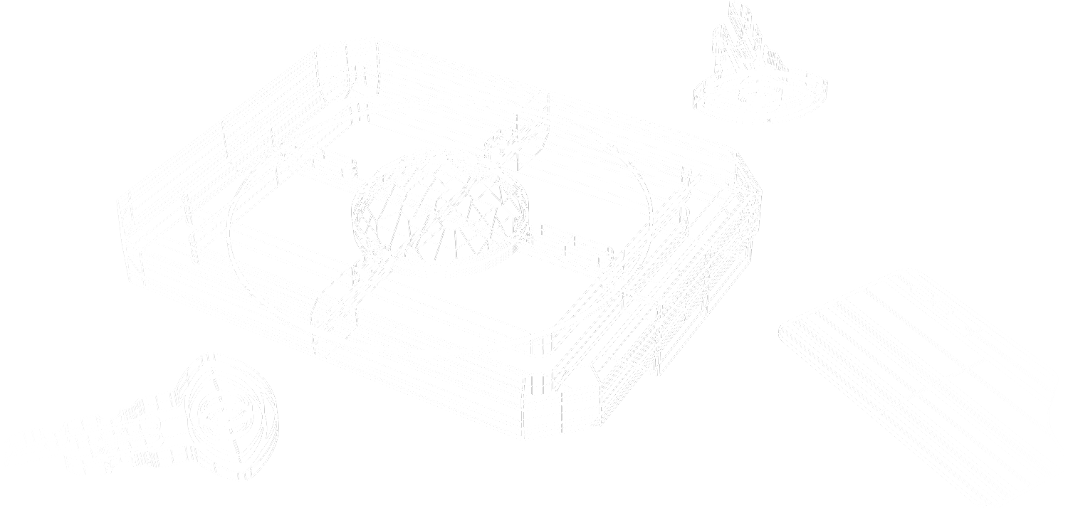 Goldeneye disc and keys wireframe