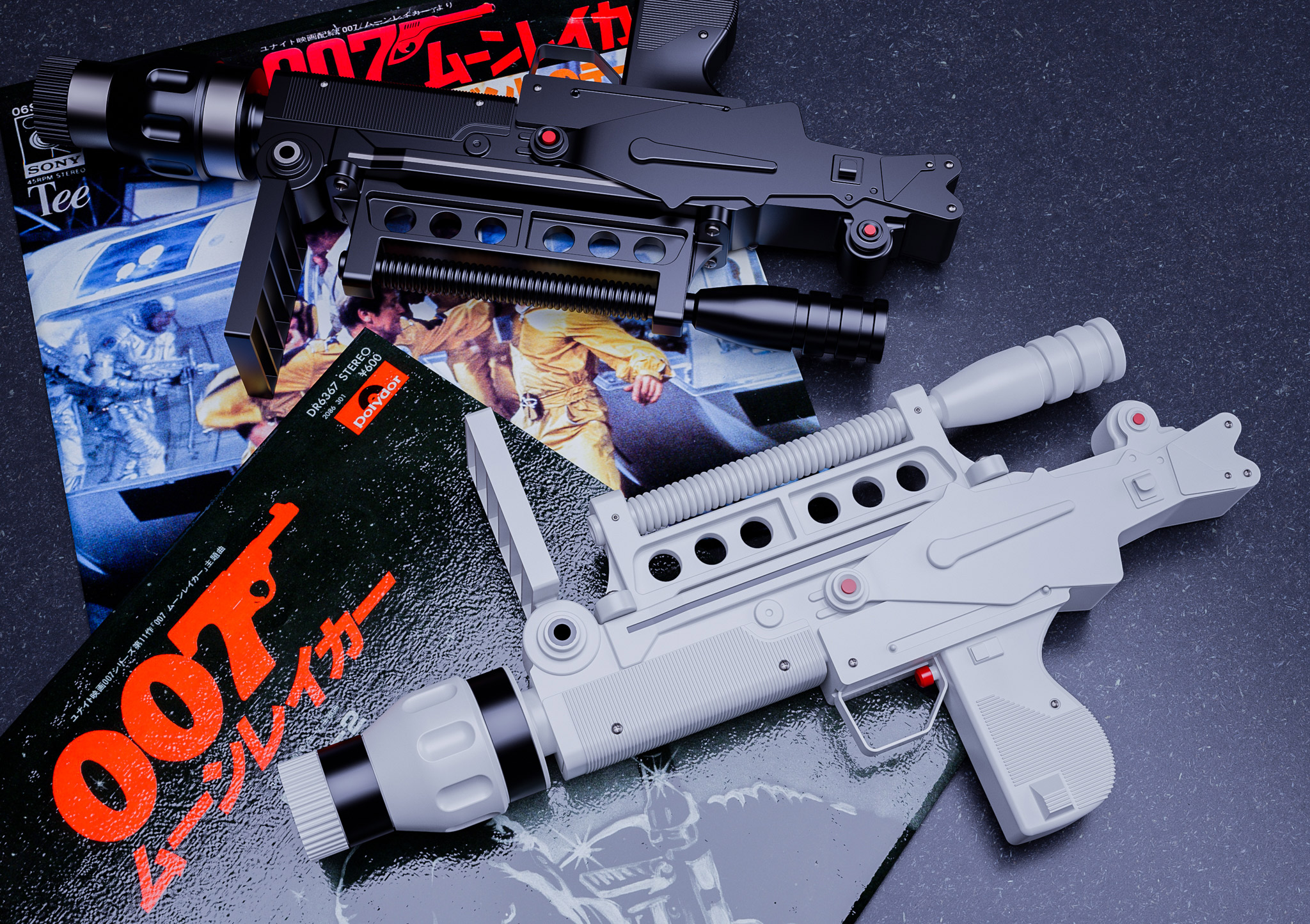 007 Laser gun found in Moonraker.