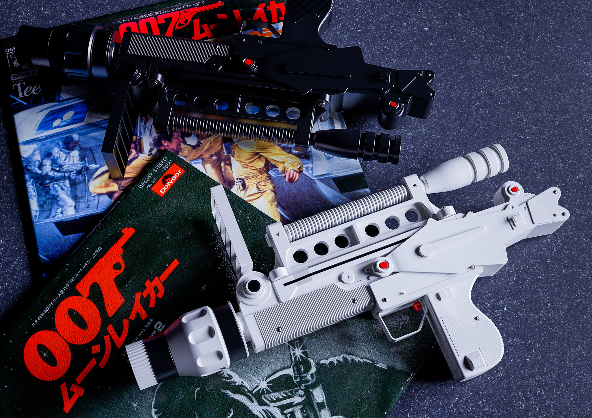 007 Laser gun found in Moonraker.